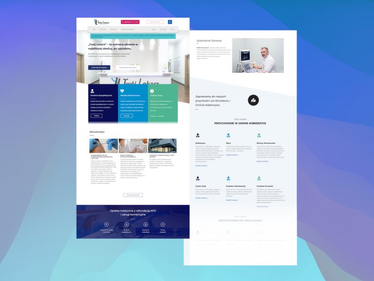 Twój Lekarz – projekt strony internetowej